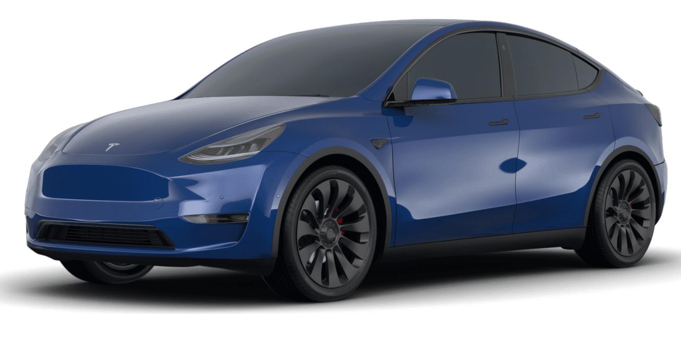 TESLA MODEL Y 2021 5YJYGDEF5MF261702 image